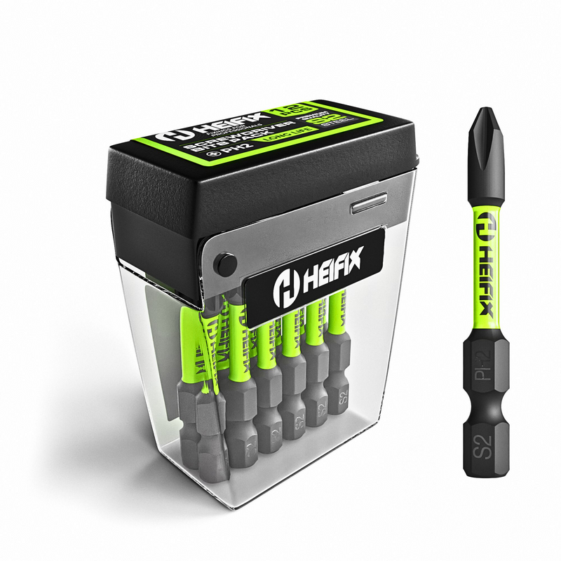 PH2 Impact Screwdriver Bit Set 50mm (Magnetic) – 12 Pack – Heifix – Default Title