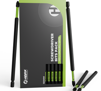 PZ2 Impact Long Screwdriver Bit Set 150mm (Magnetic) – Heifix