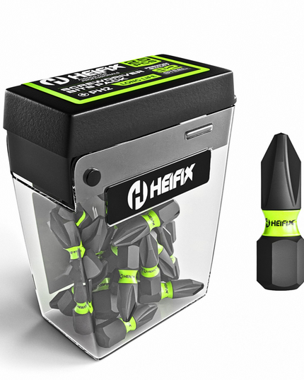 PH2 Impact Screwdriver Bit Set 25mm (Magnetic) – 25 Pack – Heifix