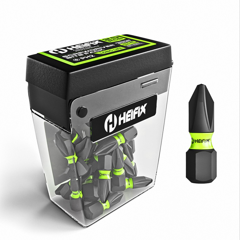 PH2 Impact Screwdriver Bit Set 25mm (Magnetic) – 25 Pack – Heifix – Default Title