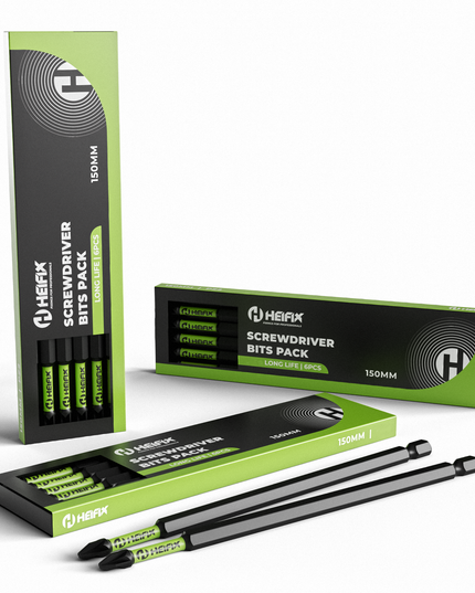 150mm PH2 Impact Long Screwdriver Bit Set (Magnetic) – Heifix