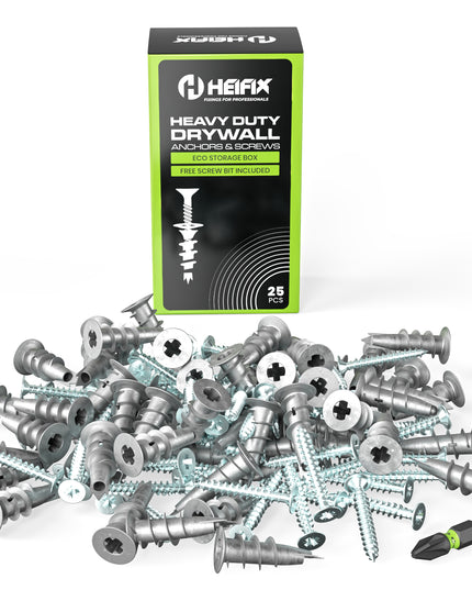 HEIFIX heavy-duty drywall screws with packaging - Heifix