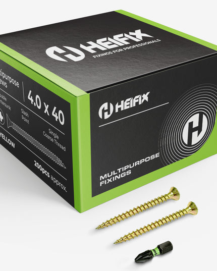 HEIFIX screw packaging with screws - Heifix