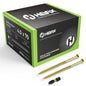 Heifix Multi-Purpose Wood Screws 4.0 x 70mm - FREE 25mm PZ2 Bit Included