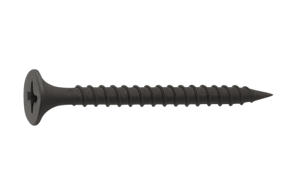 Heifix Drywall Plasterboard Screws - FREE PH2 Screw Bit Included - Black Phosphate Single Fine Thread