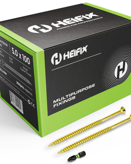 HEIFIX multipurpose fixings packaging with screws - Heifix