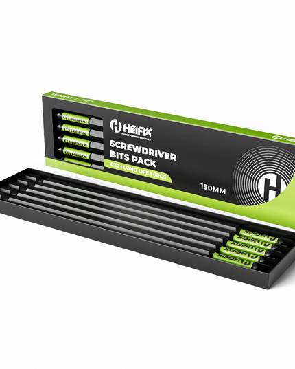 150mm PZ2 Impact Long Screwdriver Bit Set (Magnetic) – Heifix