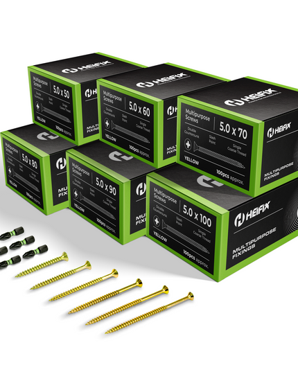 HEIAX screw packaging with screws - Heifix