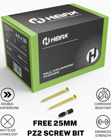 HEIFIX packaging with screws - Heifix