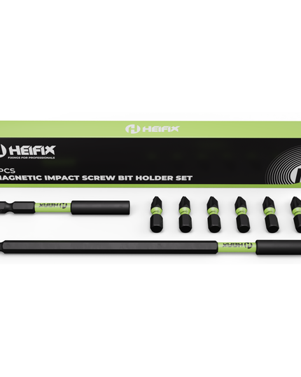 magnetic impact screw bit holder set with packaging - Heifix