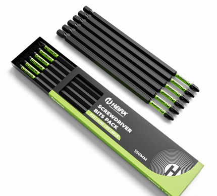 PZ2 Impact Long Screwdriver Bit Set 150mm (Magnetic) – Heifix