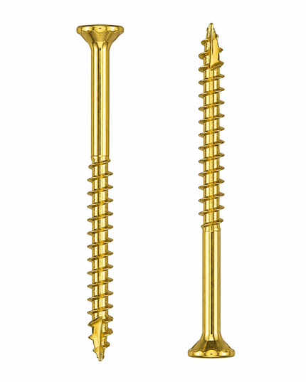 Multipurpose Wood Screws (TORX, Double Countersunk)‚ Free Screw Bit Included‚ Heifix