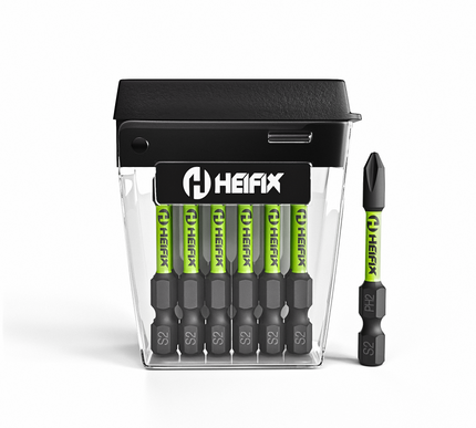 PH2 Impact Screwdriver Bit Set 50mm (Magnetic) – 12 Pack – Heifix
